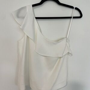 Club Monaco one shoulder top